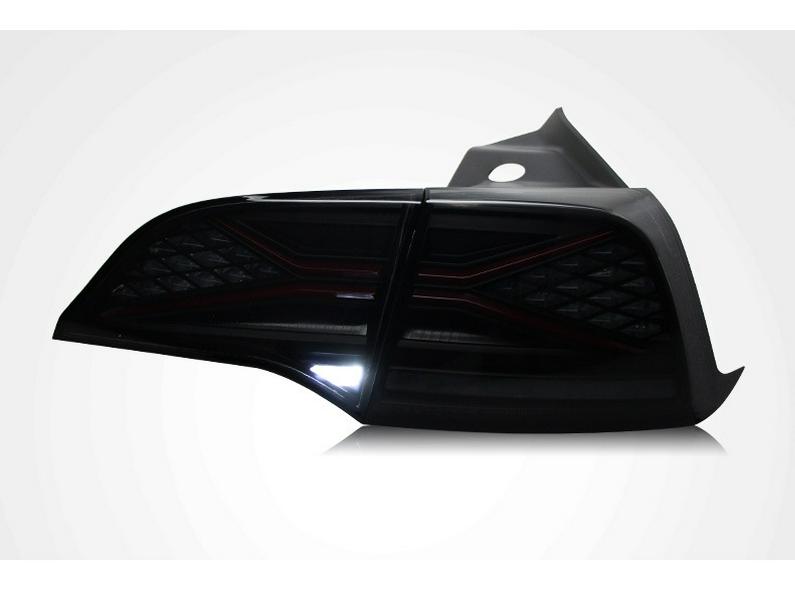 Tesla Model 3/Y LED Taillight: Knight Rider DRL, Sequential Turn Signal