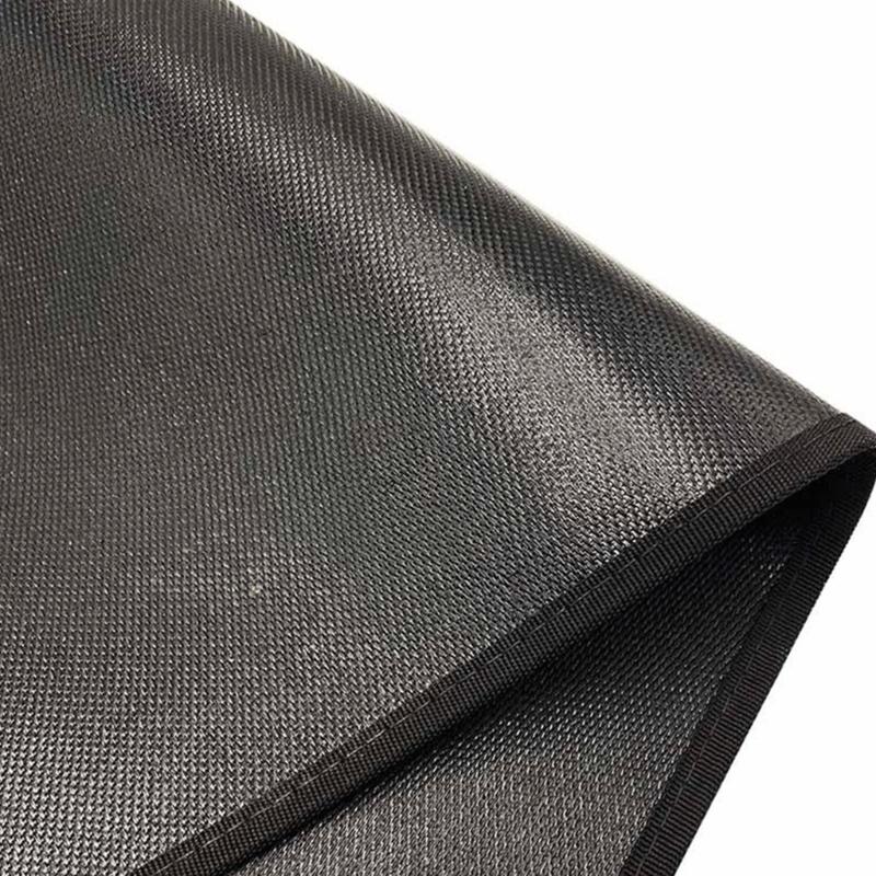 BBQ Fire Blanket Camping Fireproof Cloth Fire Pit Mat Picnic BBQ Pad High-Temperature Anti-Scalds Flame Retardant Rugs