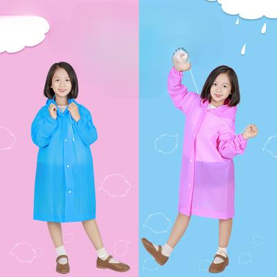 1 pz cartone animato anatra rana impermeabile per bambini bambini impermeabile bambino impermeabile impermeabile ragazzi ragazze impermeabili grembiule 100 ~ 145 cm altezza