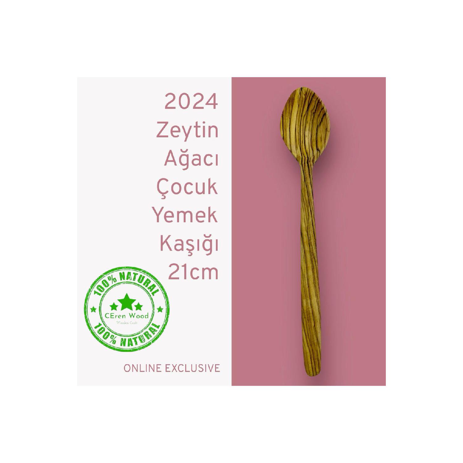 

Ceren Wooden Natural Olive Wood Children s Tablespoon Wooden Wooden Spoon Handmade Handmade коричневый