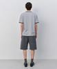 INSILENCE Duck Cotton Stand-Up Shorts Faded Grey
