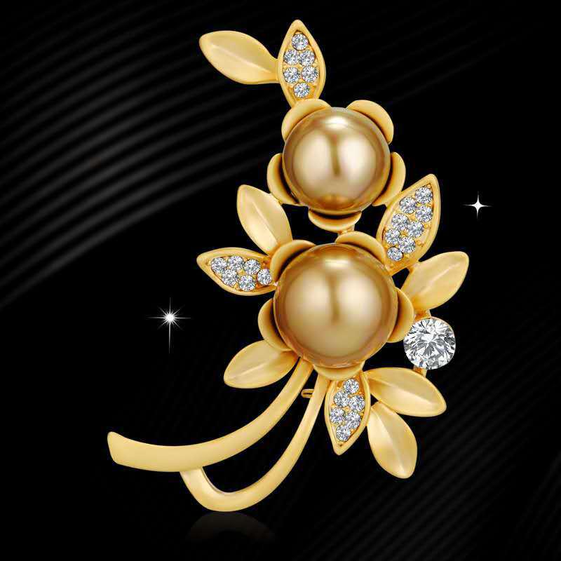Elegant Luxury Brooch: Versatile and Exquisite Pin for Suit Jackets - Japanese and Korean Inspired Design
