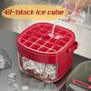 Square Ice Cube Machine Easy-press Lid Ice Cube Tray DIY Ice Cube Mold  Coffee
