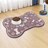 Diatomaceous Mud Absorbent Pet Placemat For Food And Water Bowl With Waterproof Quick-Dry Rubber Backing Non-Slip Home Pet Mat