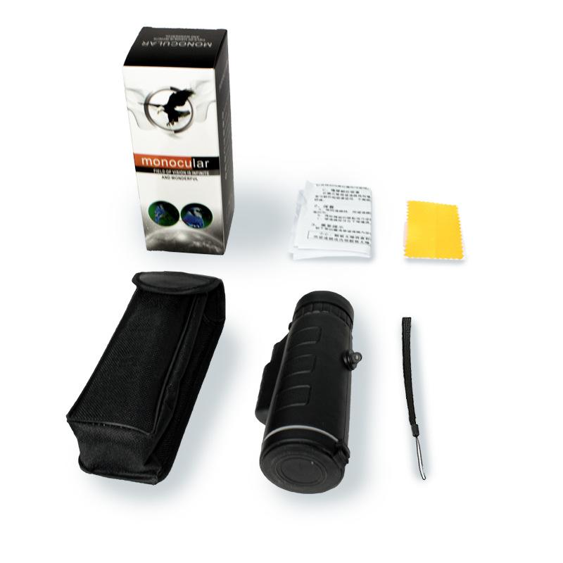 Daifa Foreign Trade Factory Monocular Telescope 10×42 High-definition Outdoor Compass Photography Low-light Night Vision