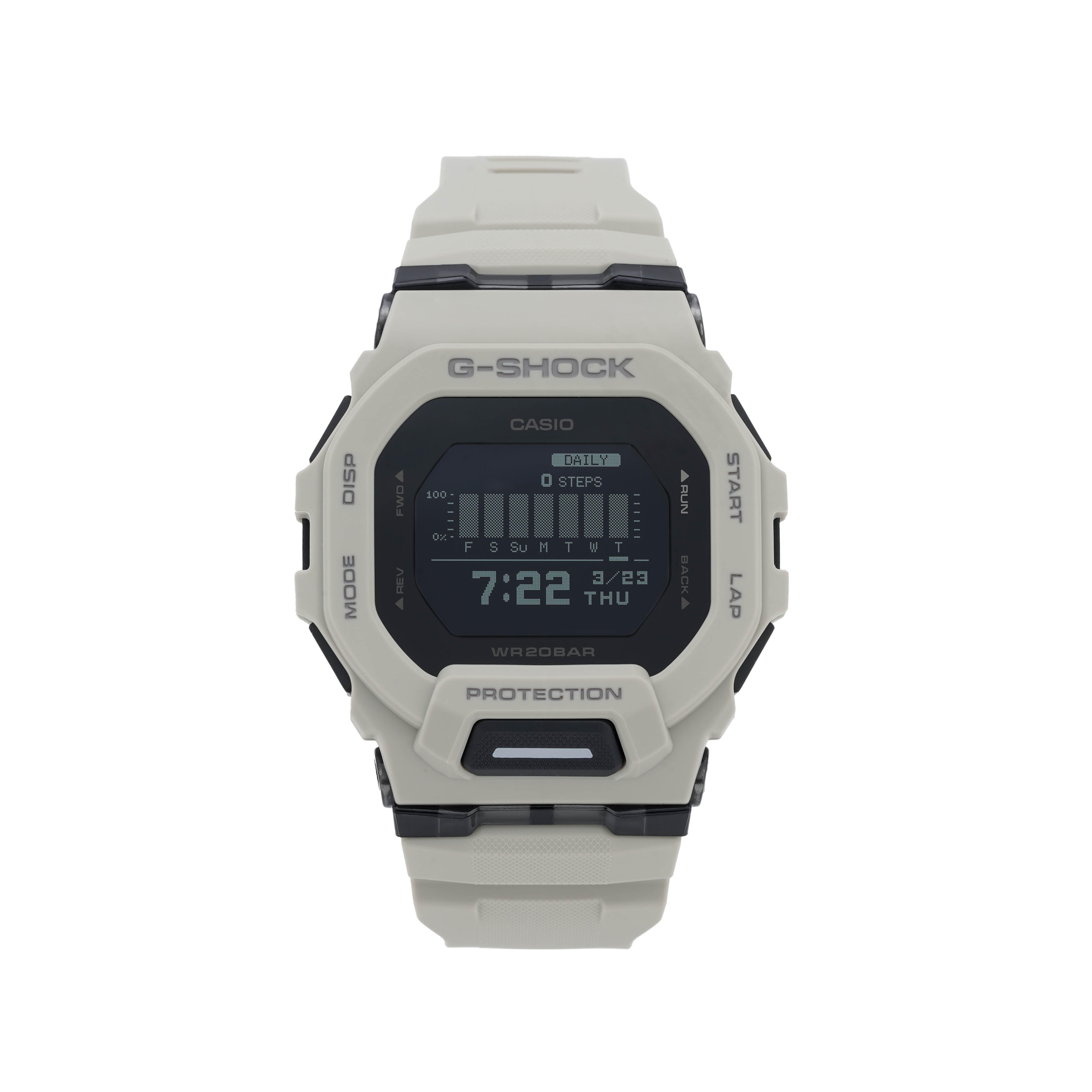 

Casio G-Shock G-Squad Series Smart Training Tracker Bluetooth Multifunction LED Light Quartz Movement Resin Strap Men Watches Black GBD-200UU-9PR Regular Watch Box,Gray Dial
