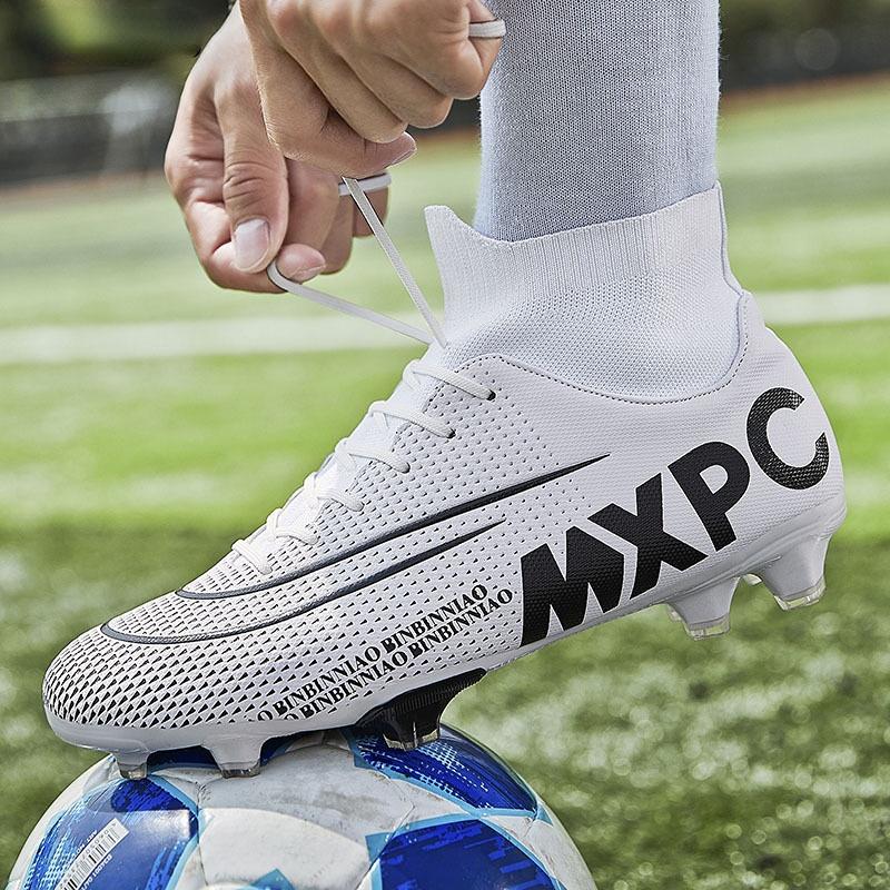 Кроссовки мужские футбольные бутсы оригинальные бутсы для мини-футбола детские высокие — фото 3