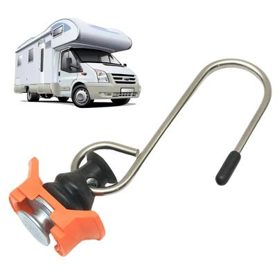 4 pièces Rails d'avion Universels Crochets Métalliques Accessoires de Sécurisation de Cargaison Robustes pour Camping-cars Camions Transport