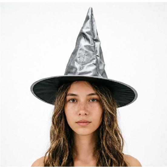 Velvet Pleated Witch Hats Multi Color Options For Halloween Party Cosplay Stage Performance Costume Dress Up Accessories