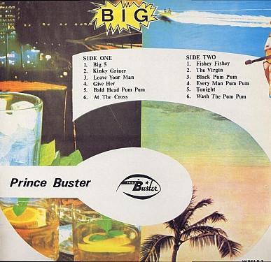 

LP Record PRINCE BUSTER - Big Five WBBLP3 Prince Buster UK Reggae, Ska & Dub Used