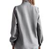 European & American Women's Striped Ruffle Long Sleeve Bubble Shirt - Autumn 2023 Collection