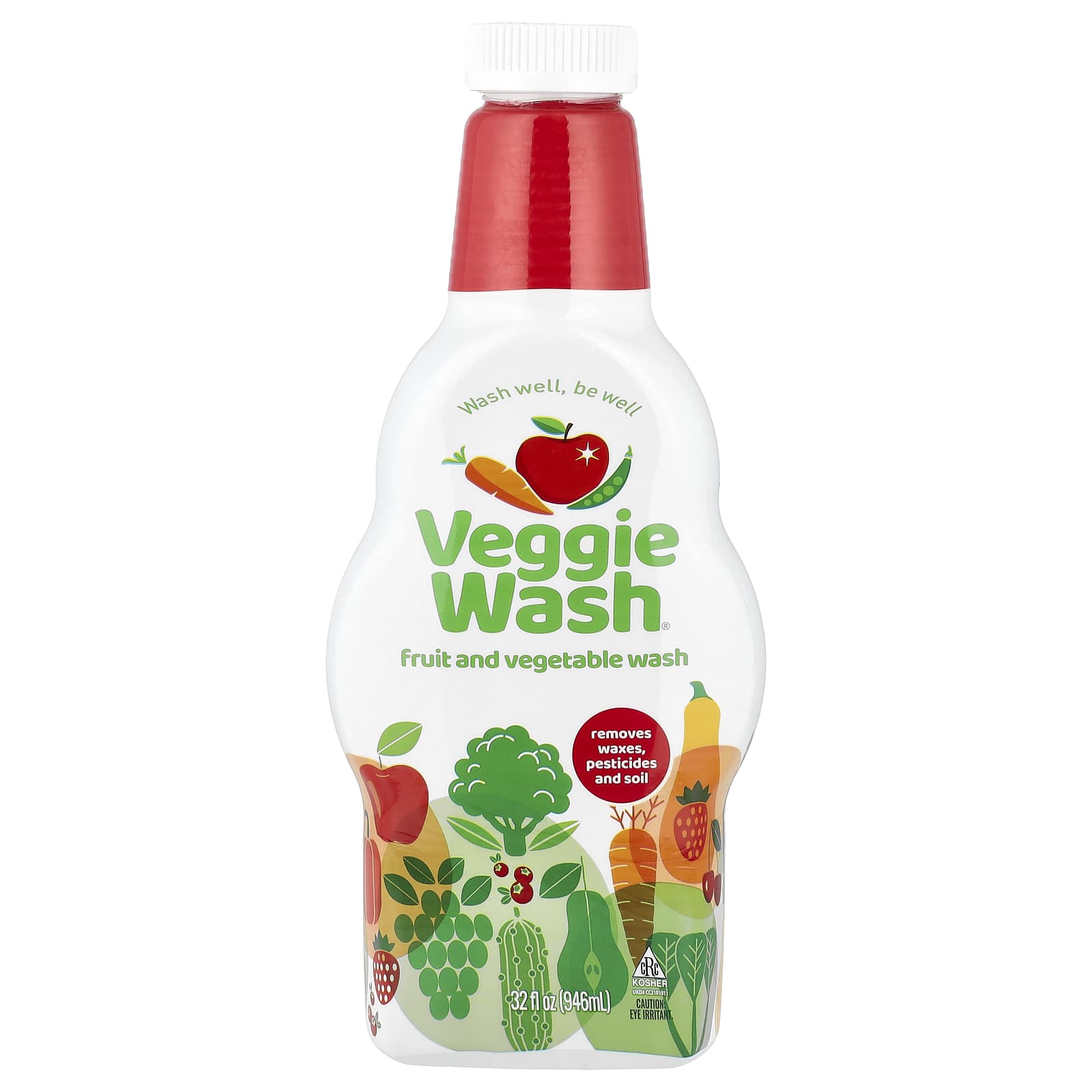 

Veggie Wash®, Средство для мытья фруктов/овощей, Заправка, 946 мл (32 жидких унции)