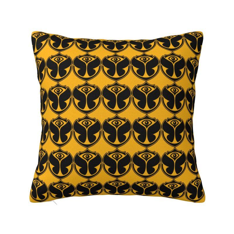 Fashion Tomorrowland Electronic Dance Festival Cushion Cover Polyester Throw Pillow Case for Sofa Square Pillowcase Home Decor