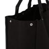 Francfranc Logo Tote Bag 2 L Black Gusset Bottom Plate Large Tote Bag 2025 Model [Francfranc]