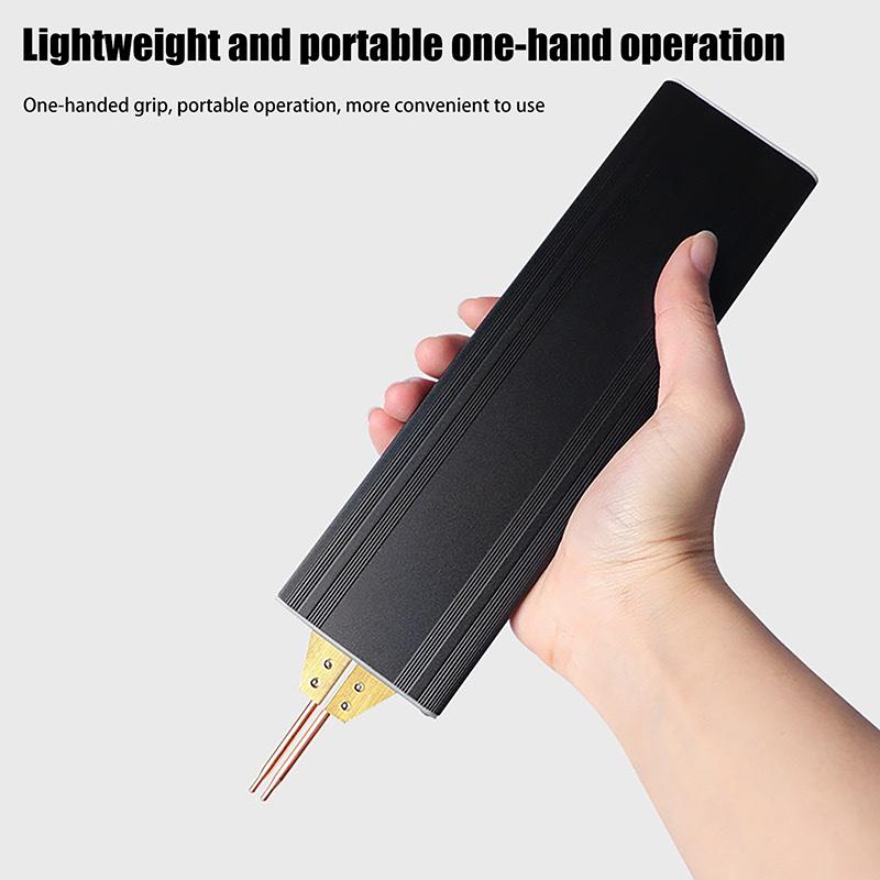 Aparat de Sudură Portabil de Mână pentru Puncte 18650 Instrument de Sudură Baterie Litiu Mini Mașină de Sudură prin Puncte Cap de Sudură Cupru Oxid de Aluminiu