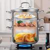KOBACH German-Style 3-Layer 304 Stainless Steel Steamer Pot