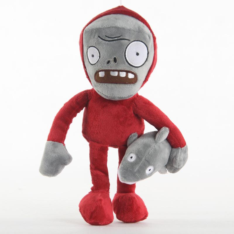 39 Styles 22-30cm Plants Vs Zombies Cosplay Plush Toys PVZ Hats Pirate Duck Zombie Plush Stuffed Toy Doll for Children Kids Gift