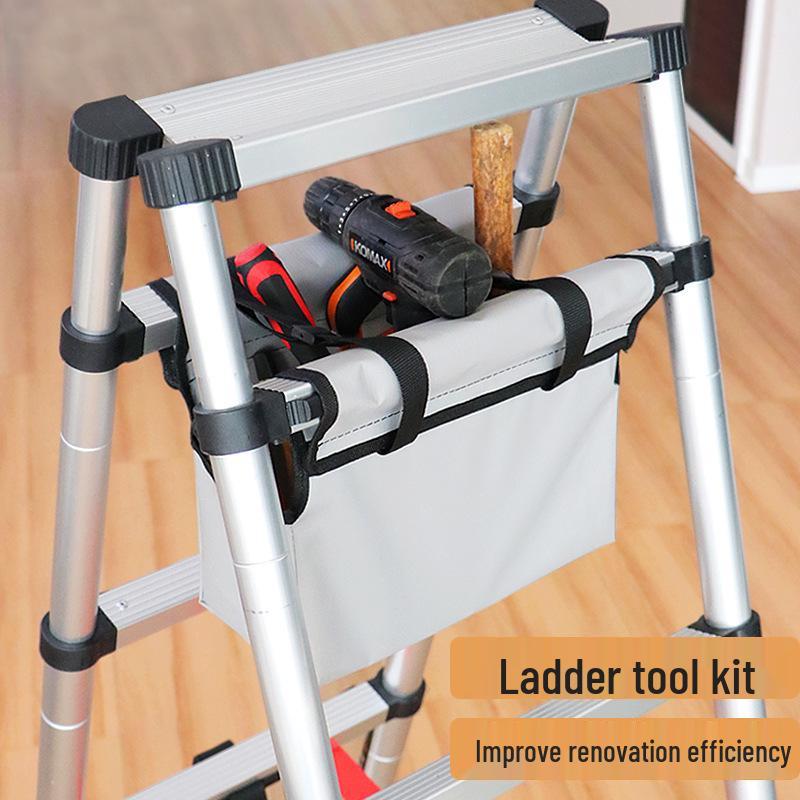 Telescopic A-Frame Ladder Tool Bag: Multifunctional, Durable, Waterproof Storage for Household Use
