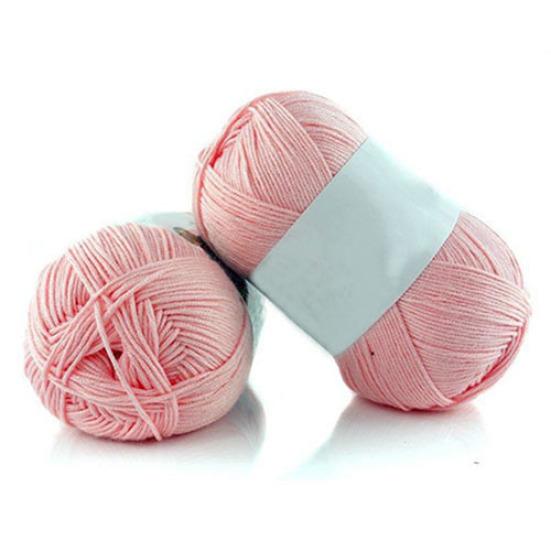 1Pc 50g Per Skein Soft Bamboo Crochet Cotton Knitting Baby Knit Wool Yarn