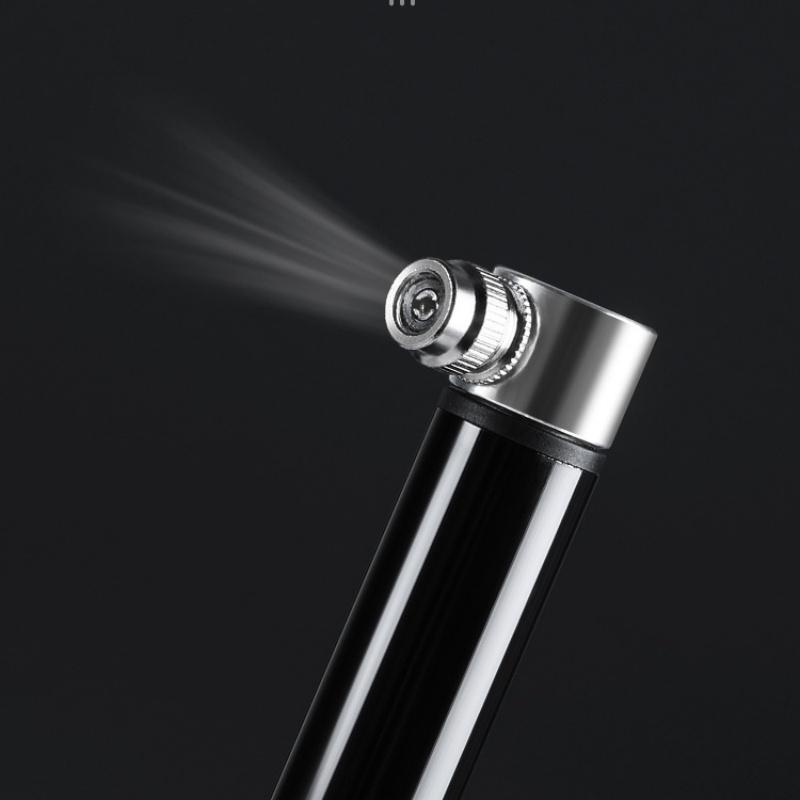 Aluminum Alloy Portable Mini Bike Pump Hand Air Inflator Lightweight Design for Fast Cycling Tire Inflation Outdoors