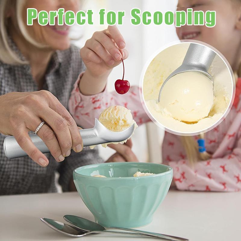 Ice Cream Scoops Ice Cream Spoon Digger Fruit Balls Cookie Spoons Yogurt Sorbet Scooper Home Kitchen Alloy Gadgets Accessories