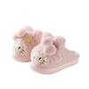 Cute cartoon winter indoor and outdoor cotton slippers warm and non-slip parent-child home slippers