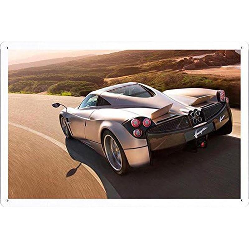 Auto Metal Tin Signs Plaque Sports Car Wall Decoration Vintage Art Posters Iron Painting for Man Cave Home Cafe Garage Club Bar