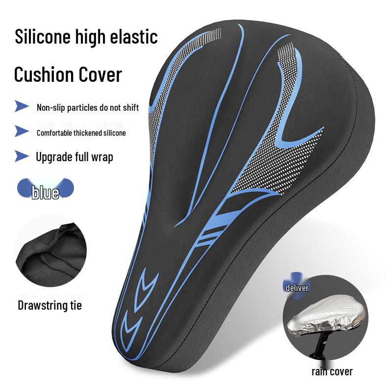 Ultra-Soft Silicone Bike Seat Cushion for Road & Mountain Bikes