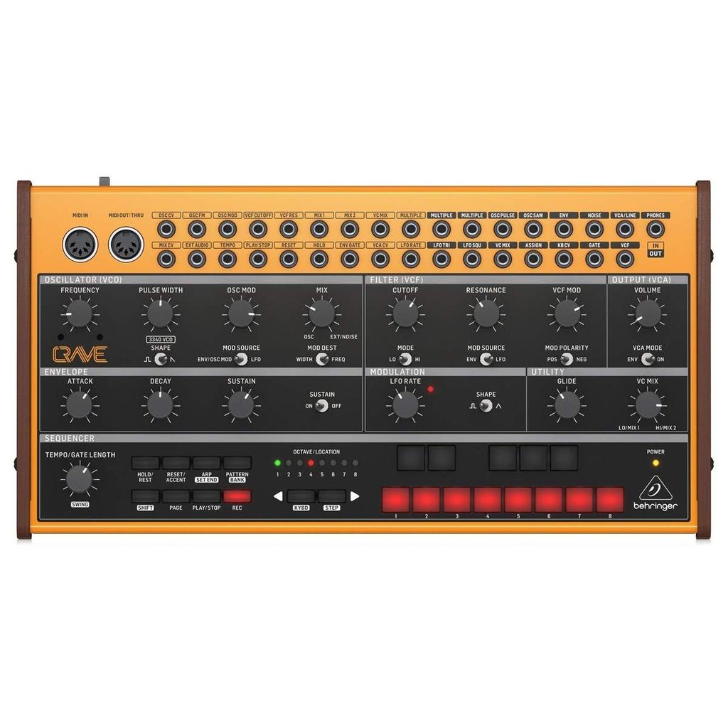 Behringer analog synthesizer CRAVE semi-modular