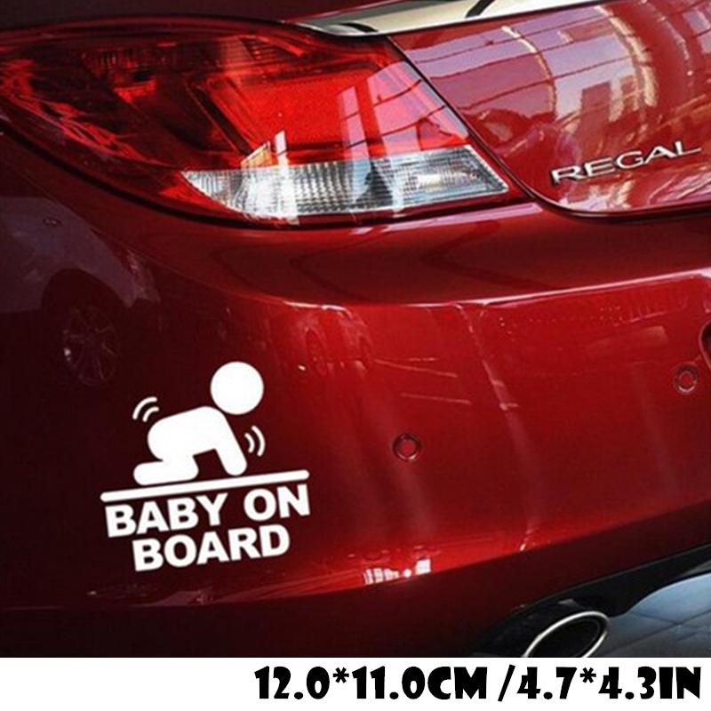 Baby On Board Funny Anime Figure Cool Boy Girl Poster In Car Styling Stickers Auto Decorative Film Waterproof Decals Accessories