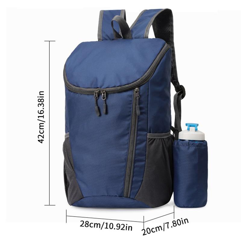 20L Day Pack Portable Foldable Backpack Folding Mountaineering Bag Ultralight Outdoor Cycling Rucksack Travel Hiking Knapsack