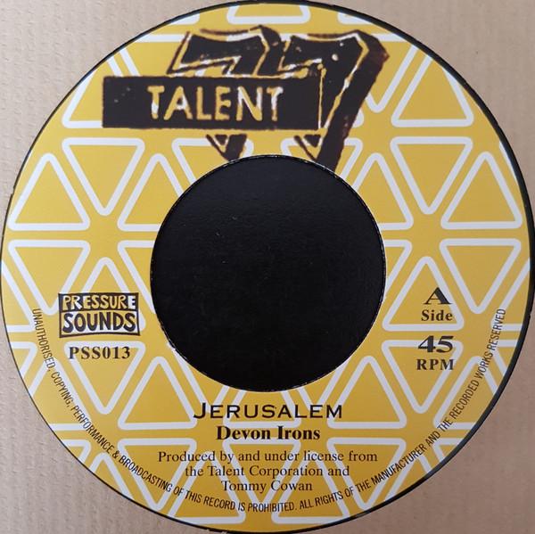 7inch Record DEVON IRONS / THE TALENT CREW - Jerusalem PSS013 Talent 77 2018 UK Reggae, Ska & Dub Used