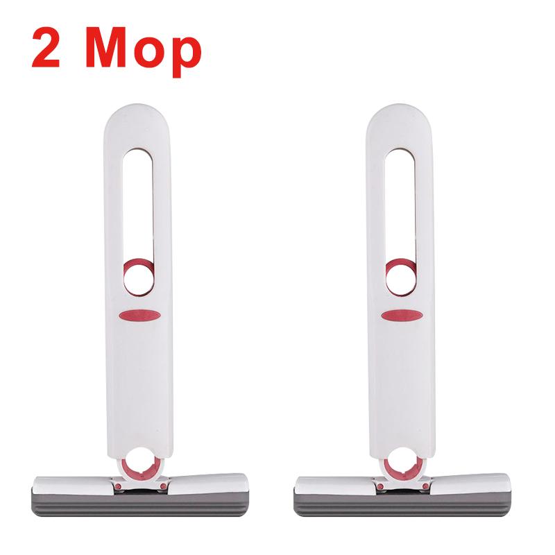 Mini Mop Portable Self-Squeeze Small Mop Hand Free Automatic Cleaning mop Suitable for Sink, Bathroom, Car Glass, Kitchen