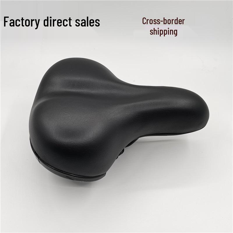 Mountain Bike Saddle: Soft Cushion, Shock-Absorbing Seat, Cycling Gear Accessory