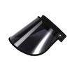 UV Protection Sun Hat, Black Transparent Visor Hat, Open-top Hat, Transparent, Oil and Rain Resistant, Plastic for Cycling