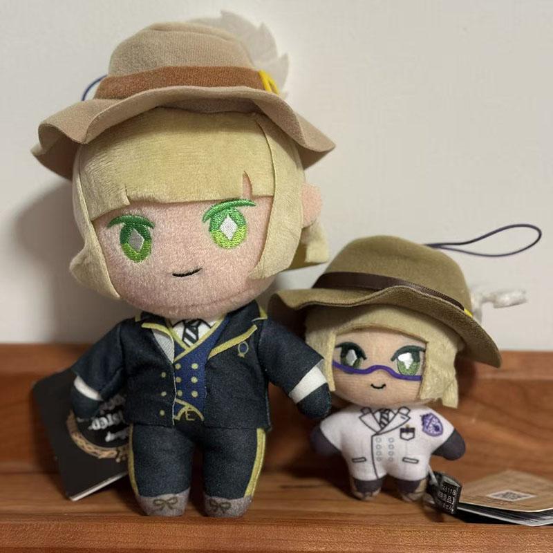 2pcs/set Malleus Draconia Plush Twisted Wonderland Plush Toy Idia Soft Stuffed Dolls for Boys Peluche Plush Keychain