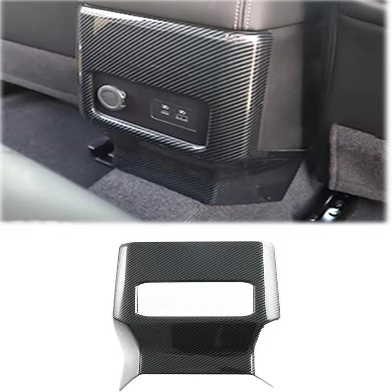 ABS Carbon Fibre For Mitsubishi Triton L200  2024 Interior Accessories Window Switch Steering wheel Gear Shift Panel cover