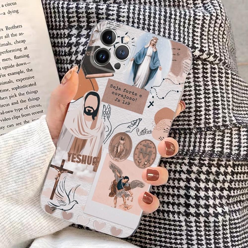 

Faith Christian Religious Jesus Phone Case For iPhone 15 14 11 12 13 Mini Pro XS Max Cover 6 7 8 Plus X XR SE 2020 Funda Shell iPhone 14pro max