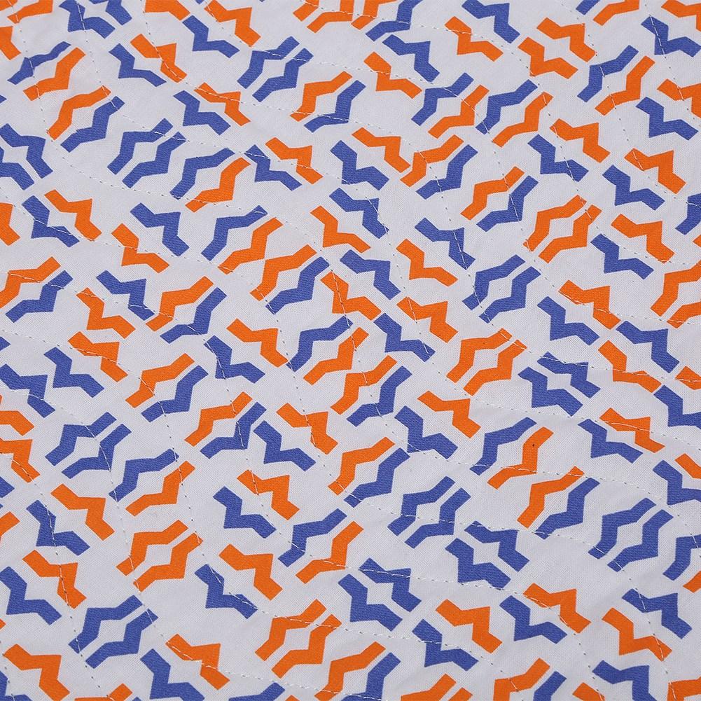 1PC Washable Reusable Urine Mat Adult Incontinent Anti Slip Changing Nursing Pad(Orange Blue)