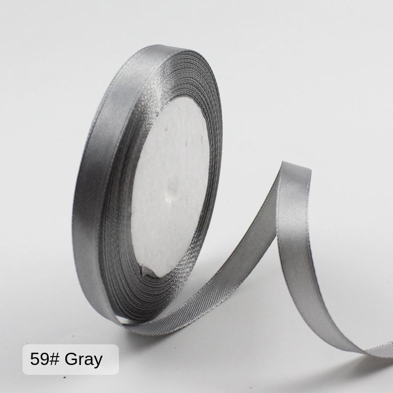 

25 ярдов/рулон (22 метра) Атласные ленты для упаковки подарков на свадьбу, день рождения, вечеринку, Рождество, Хэллоуин, фестиваль, самодельные ленты для поделок 6mm