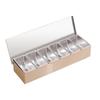 Danshi Zhiyuan Stainless Steel Multi-Compartment Seasoning Box