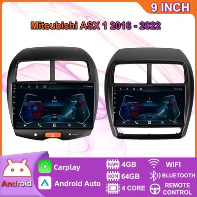For Mitsubishi ASX 1 2010-2022 For C4 Peugeot 4008 Car Radio Multimedia Video Player Navigation GPS Carplay Android 2din 4+64GB
