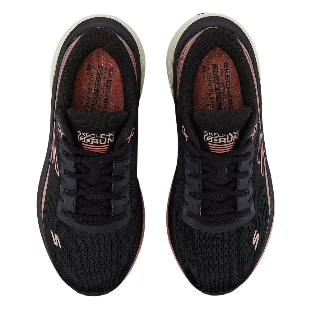 Skechers Massima Ammortizzazione Propulsione SP0WRCE Y083 Comode Versatili Resistenti Leggere Basse Casual Scarpe da Corsa Sneaker Donna Nero 128901-BKRG