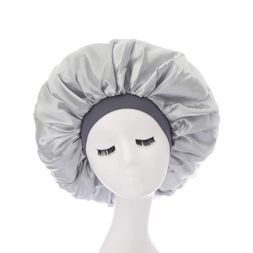 Extra Large Satin Sleep Cap: Wide Brim Headscarf for Hair Protection and Chemo Care