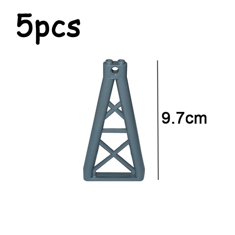 Non-Toxic Support 1X6X10 Girder Triangular Building Blocksmoc Parts Assemble Particles Diy Bricks Compatible With 64449 Toys For Children