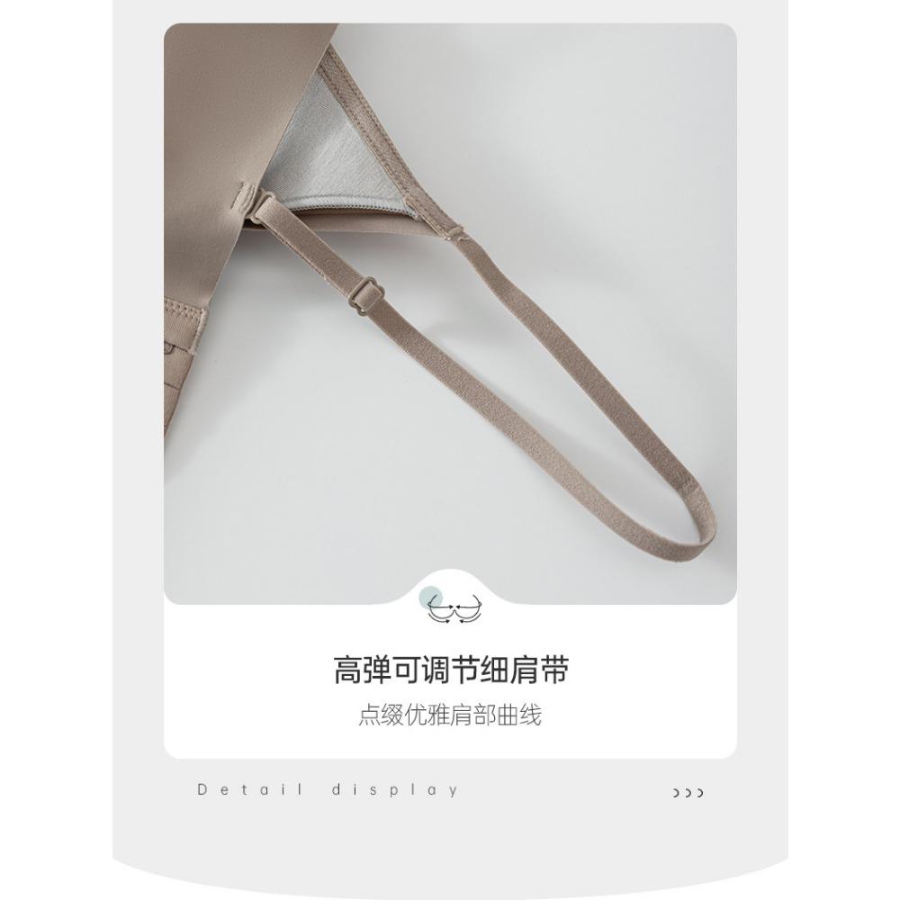 Mulberry Silk Heavy Satin Silk-smooth Three-dimensional Twist Thin Underwire Triangle Cup Push-up Bra Underwear