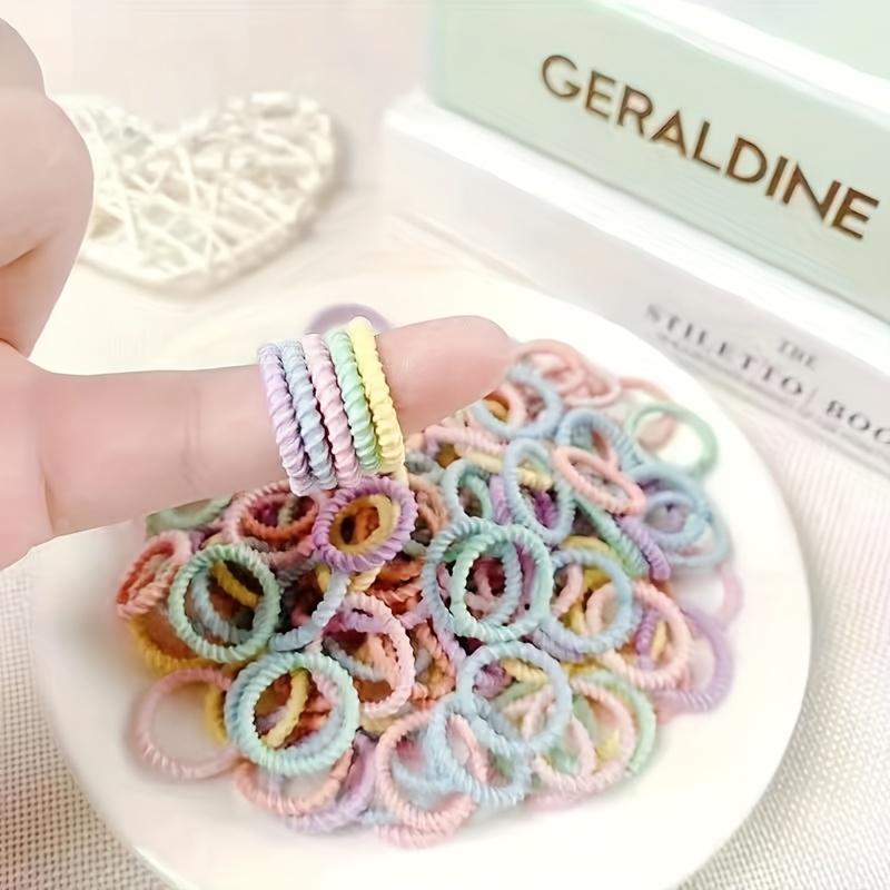 100pcsRubber bands do not harm hair, headband, Korean hair accessories, hair rings, tie hair, rubber bands, headband