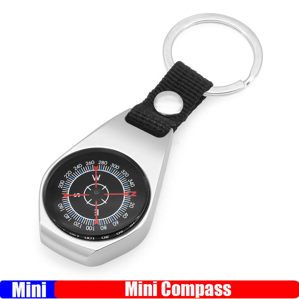 Mini Tactical Compass Outdoor Survival Tools Camping Hiking Travel Pocket Navigator Hunting Climbing Equipment Compass Keychain