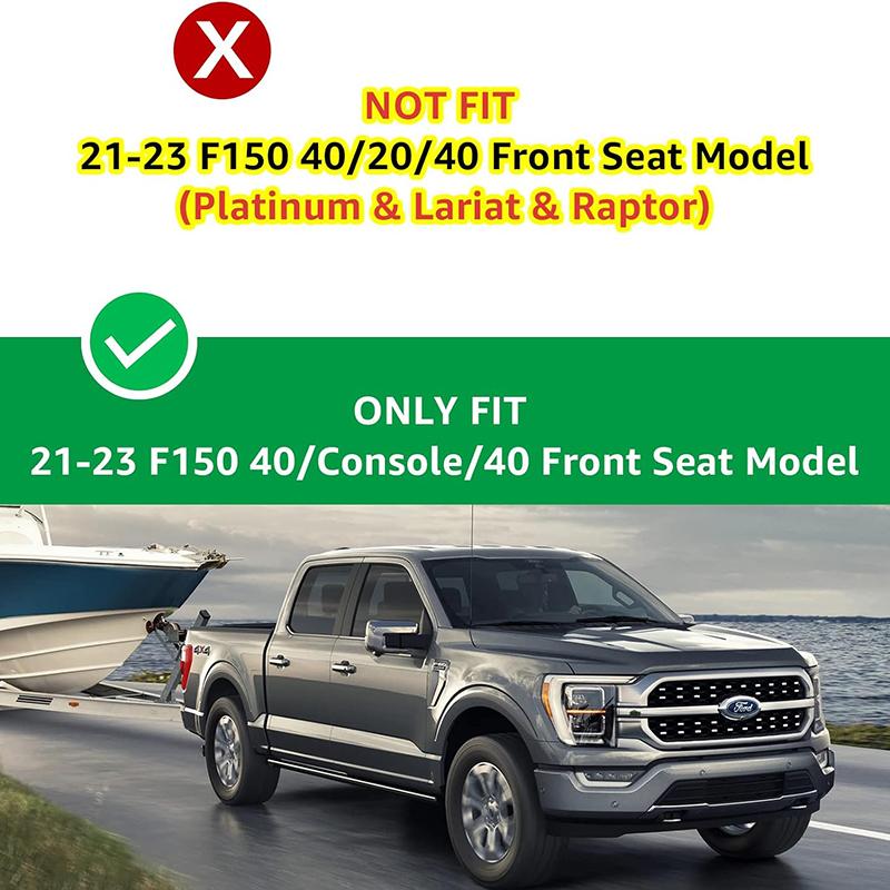 Center Console Organizer For 2025-2025 Ford F150 Accessories Armrest Insert Tray Storage Box,Not Fits 40/20/40 Jump Seat Console