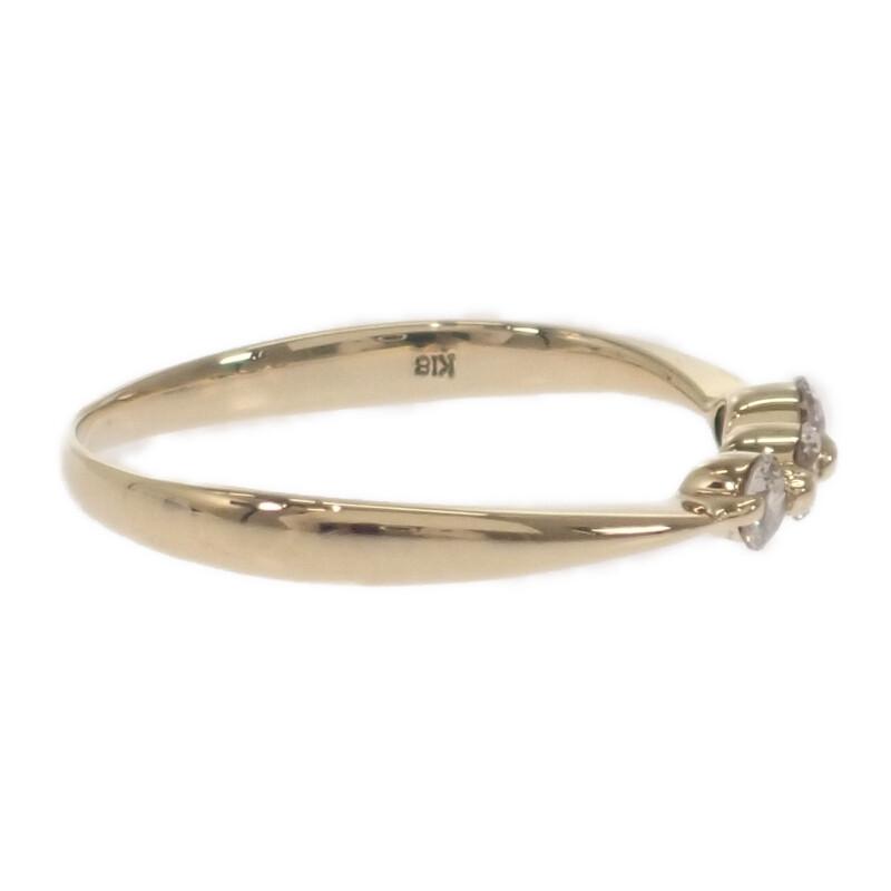 no brand  #10(JP Size) ring K18 yellow gold Women